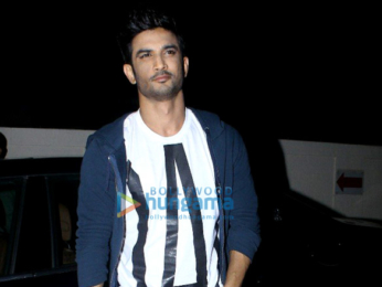 Sushant Singh Rajput and others snapped at the screening of 'Hindi Medium'