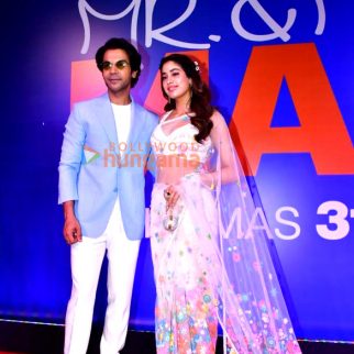 Photos Rajkummar Rao, Janhvi Kapoor and others snapped at Mr. And Mrs. Mahi song launch (3)