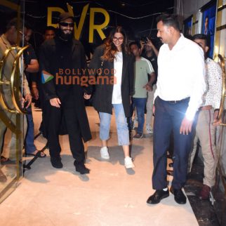 Photos Ranveer Singh and Deepika Padukone snapped at PVR, Juhu (1)
