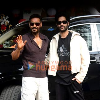 Photos Ajay Devgn, Aaman Devgan, Rasha Thadani and others snapped at Kalina airport (2)