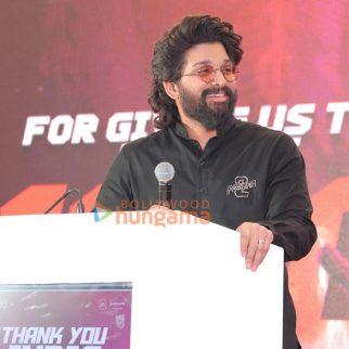 Photos Allu Arjun and others grace Pushpa 2 The Rule thank you India press meet in Delhi (2)