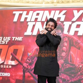 Photos Allu Arjun and others grace Pushpa 2 The Rule thank you India press meet in Delhi (5)