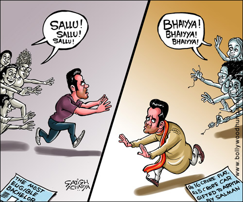 Bollywood Toons: Salman Khan is most eligible Bhai - Bollywood Hungama