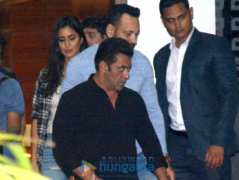 Salman Khan, Katrina Kaif, Karan Johar, Akshay Kumar &amp; Sidharth Malhotra snapped arriving from Goa