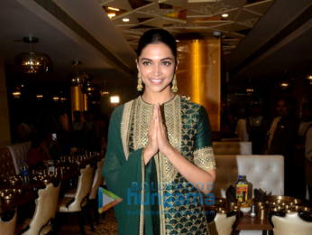 Deepika Padukone snapped at Maharaja Bhog restaurant