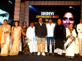 Subbarami Reddy hosts a condolence meet for the late Sridevi