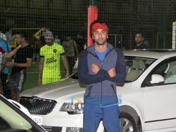 Ranbir Kapoor, Abhishek Bachchan, Ishaan Khatter and others snpped during a soccer match