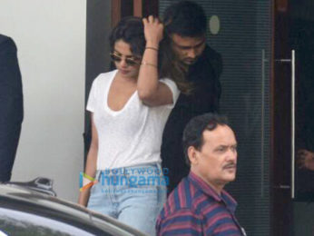 Priyanka Chopra and Nick Jonas snapped at the Kalina airport gate