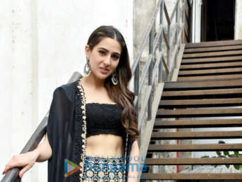 Sara Ali Khan snapped at Love Me India sets