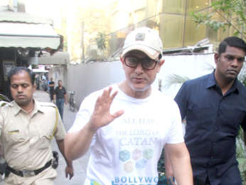 Aamir Khan spotted at a spa in Bandra