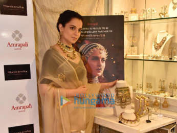 Kangana Ranaut snapped at the launch of Manikarnika - The Queen Of Jhansi collection at Amrapali store