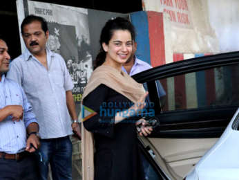Kangana Ranaut spotted in Bandra