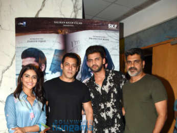 Salman Khan, Pranutan Bahl, Zaheer Iqbal, Kajol and others grace the special screening of Notebook' at Sunny Super Sound in Juhu