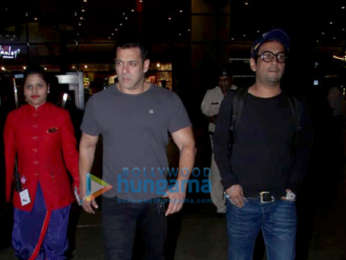Salman Khan and Huma Qureshi snapped at the airport