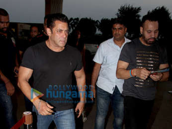 Salman Khan and Daisy Shah and others snapped at the airport