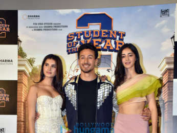 Tiger Shroff, Ananya Pandey and Tara Sutaria grace the trailer launch of the film ‘Student Of The Year 2’
