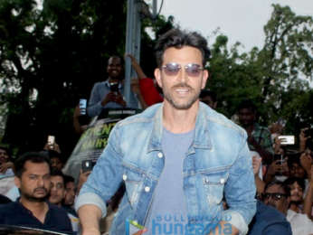 Photos: Hrithik Roshan spotted promoting 'Super 30' at Gaiety Galaxy in Bandra