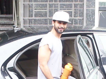 SPOTTED: Shahid Kapoor at Gym, Juhu