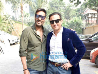 Photos: Ajay Devgn and Saif Ali Khan snapped promoting their film Tanhaji – The Unsung Warrior