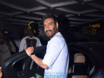 Photos: Ajay Devgn snapped during Tanhaji – The Unsung Warrior promotions in Juhu