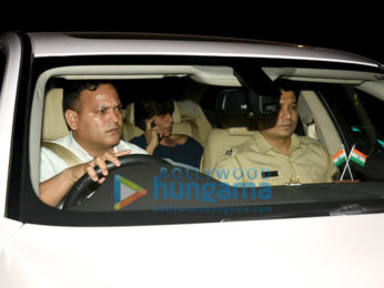Photos: Shah Rukh Khan snapped with his son Aryan Khan in Juhu