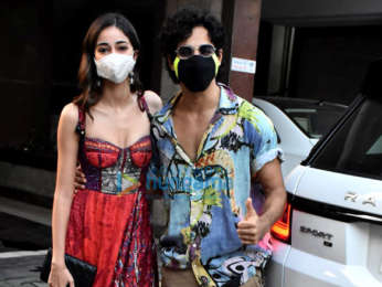 Photos: Ananya Panday and Ishaan Khatter snapped in Juhu