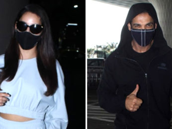 Spotted - Nora Fatehi and John Abraham at Airport