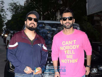 Photos: Mika Singh and Rahul Vaidya snapped in Andheri