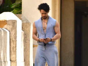 Tiger Shroff spotted at Disha Patani's house