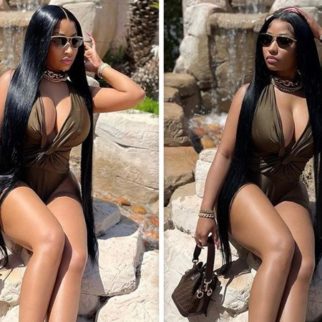 Nicki Minaj is luxury queen in Louis Vuitton bodysuit and purse worth over  Rs. 3.6 lakh 3 : Bollywood News - Bollywood Hungama