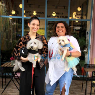 Photos: Tamannaah Bhatia snapped with her pet in Versova