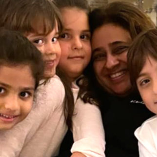 Shah Rukh Khan's manager shares unseen picture of AbRam posing with Karan Johar's kids Yash and Roohi