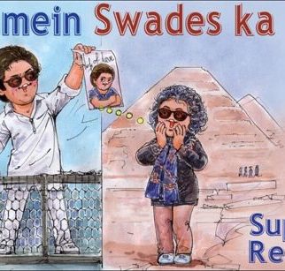 Shah Rukh Khan's sweet gesture for Egyptian fan gets filmy twist in Amul topical: 'Pardes mein Swades'