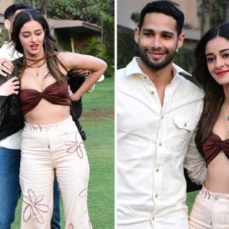 Siddhant Chaturvedi offers his jacket to Ananya Panday amid chilly weather during Gehraiyaan promotions