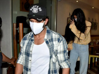 Spotted: Hrithik Roshan with Saba Azad at farmers cafe