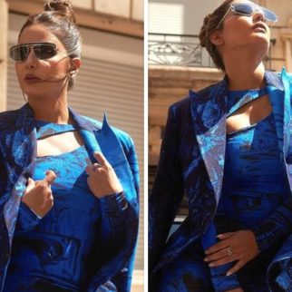 Cannes 2022: Hina Khan slays in blue co-ord powersuit at the French Riveria