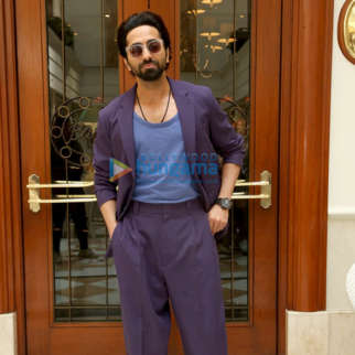Photos: Ayushman Khurrana and Andrea Kevichusa snapped during the promotions of Anek in Delhi