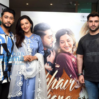 Photos: Gauahar Khan and Zaid Darbar snapped during the promotions of their music video 'Khair Kare'