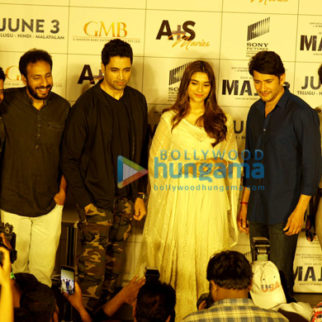 Photos: Mahesh Babu, Adivi Sesh and Saiee Manjrekar at the trailer launch of their upcoming film Major