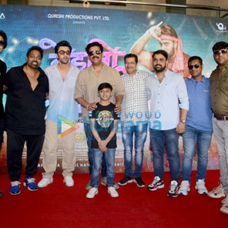 Photos: Ranbir Kapoor snapped with Ganesh Acharya and others at song launch of Dehati Disco