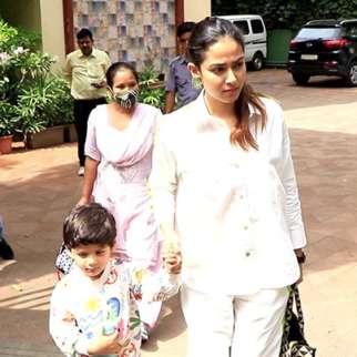 Spotted: Mira Rajput with her son Zain Kapoor at Bandra, Mumbai