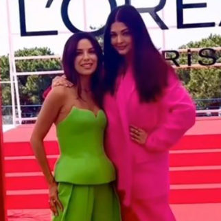 Cannes 2022: Aishwarya Rai Bachchan makes first appearance in a pink pantsuit by Valentino; poses with Eva Longoria