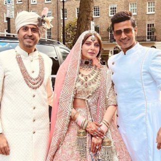Singer Kanika Kapoor ties the knot with businessman Gautam Hathirmani in a traditional Indian ceremony in London