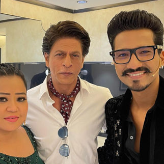 Haarsh Limbachiyaa and Bharti Singh ecstatic to meet Shah Rukh Khan at Jio World Centre, share picture