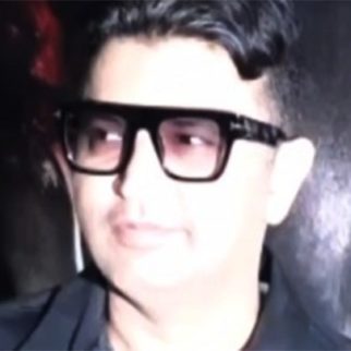 Bhushan Kumar poses for paps at Ek Villian Returns screening