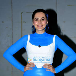 Photos: Taapsee Pannu and Mithali Raj snapped promoting their film Shabaash Mithu on the sets of Dance Deewane Juniors