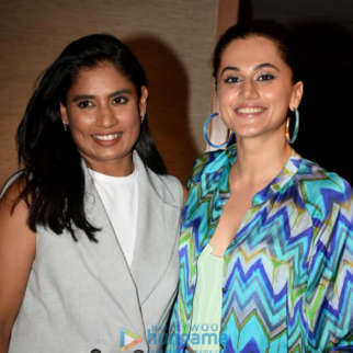 Photos: Taapsee Pannu and Mithali Raj snapped at the promotions of their film Shabaash Mithu