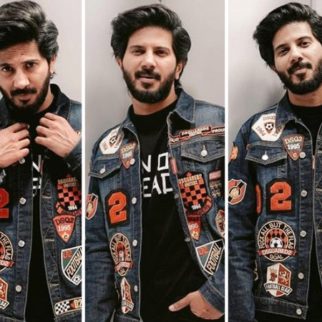 Dulquer Salmaan looks suave in denim jacket and black jeans for Sita Ramam promotions