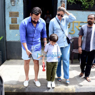 Photos: Kareena Kapoor Khan, Saif Ali Khan and Taimur Ali Khan spotted in Bandra