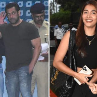 Salman Khan and Pooja Hedge are all smiles at the airport as they head for Bhaijaan shoot